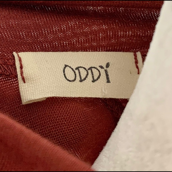 Oddy Long Sleeve Choker Dress Marsala Sz XL - 3X - Picture 4 of 4